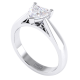 Claw Set Heart-Shaped Diamond Engagement Ring