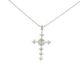 White Gold Diamond Cross Pendant