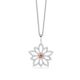 Argyle Pink Diamond Lotus Bloom Pendant Necklace