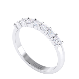 Claw Set Diamond Wedding Eternity Ring
