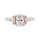 Argyle Pink Diamond Echo Oval Engagement Ring