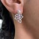 Argyle Pink Diamond Dancing Leaf Drop Earrings