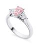 Custom Argyle Pink Diamond Engagement Ring