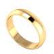 Classic Round Gold Mens Wedding Ring