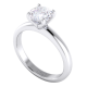 Claw Set Solitaire Diamond Ring
