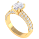 Oval Cut Multi Diamond Ring