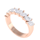 Vintage Inspired Marquise Cut Diamond Wedding Eternity Ring