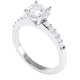 Round Brilliant Cut Diamond Engagement Ring