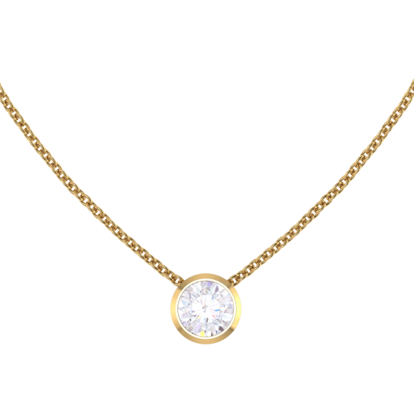 Bezel solitaire pendant online