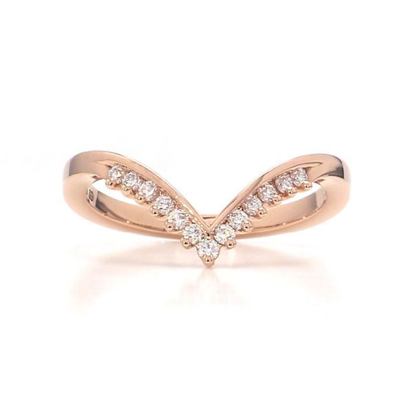 Deep Curved Diamond Wedding Eternity Ring
