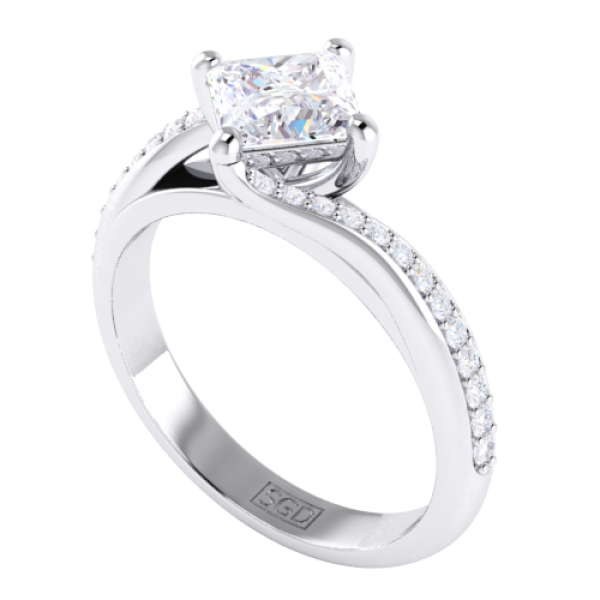 Princess cut wedding rings for women top
