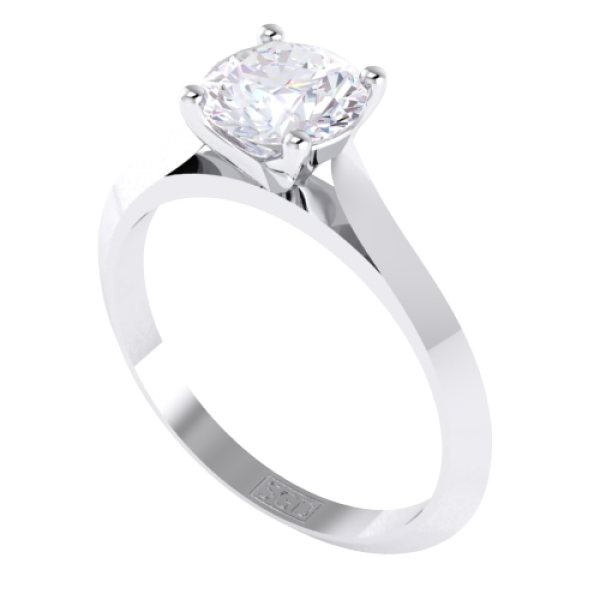 Claw Set Solitaire Ring