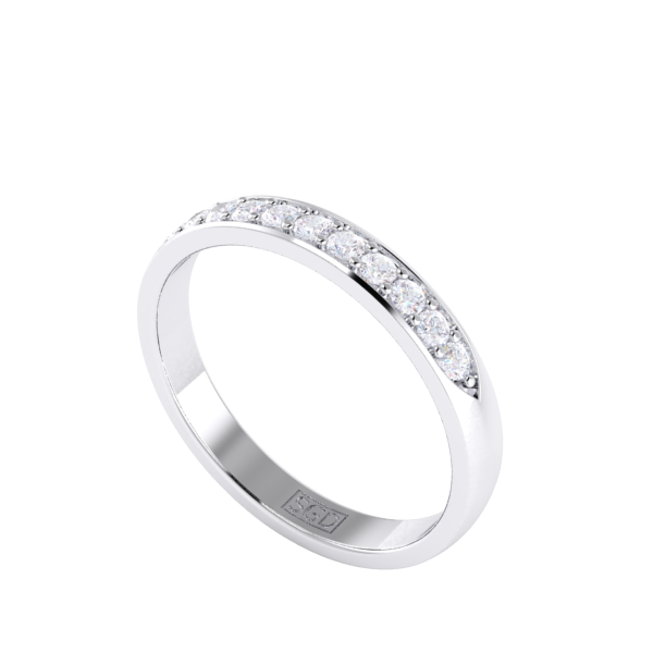 Diamant top pave ring