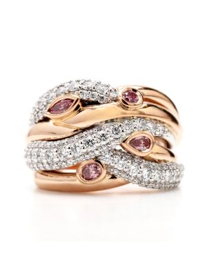  Sonata Pink Diamond Dress Ring