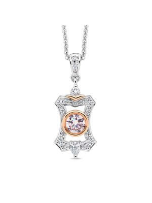  Argyle Pink Diamond Sunset Radiance Pendant Necklace