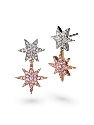  Limited: The Pink Starlet Earrings with Argyle Pink Diamonds