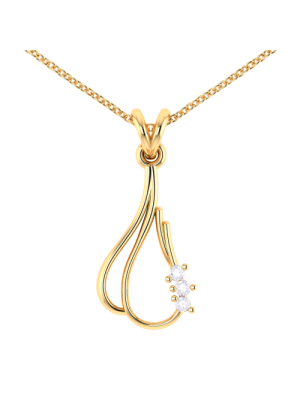  Flowing Drop-Style Diamond Pendant