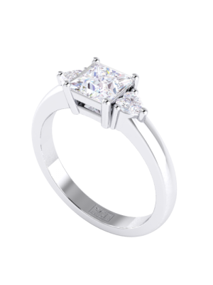 Vvs princess sales cut diamond ring