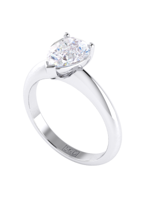  Exquisite Pear Cut Diamond Engagement Ring