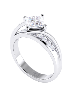  Princess Cut Engagement Ring