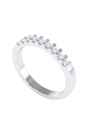  Round Brilliant Cut Diamond Wedding Eternity Ring