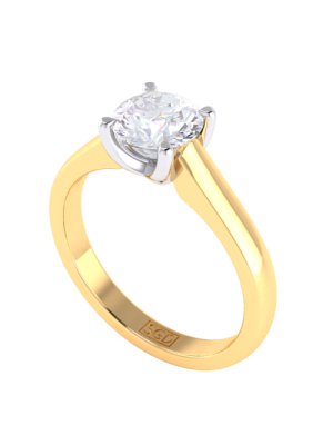  Open Gallery Four Claw Solitaire Diamond Engagement Ring