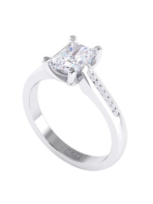  Radiant Cut Diamond Engagement Ring