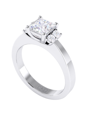  Princess Cut Engagement Ring
