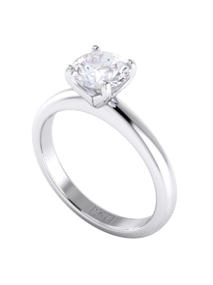  Claw Set Solitaire Diamond Ring