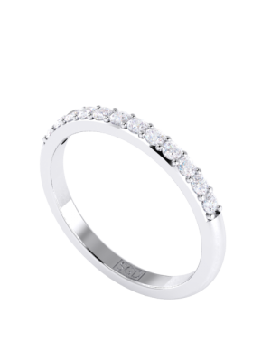  Round Brilliant Cut Diamond Wedding Eternity Ring