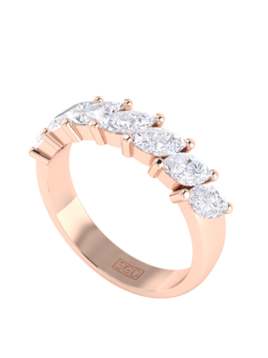  Vintage Inspired Marquise Cut Diamond Wedding Eternity Ring