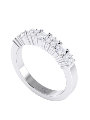  Classic Round Brilliant Cut Diamond Wedding Eternity Ring