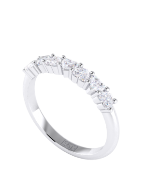  Heart Cut Diamond Wedding Eternity Ring