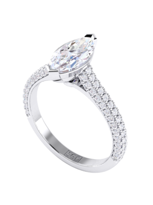  Marquise Cut Diamond Ring