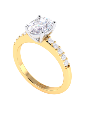 Gold store oval rings