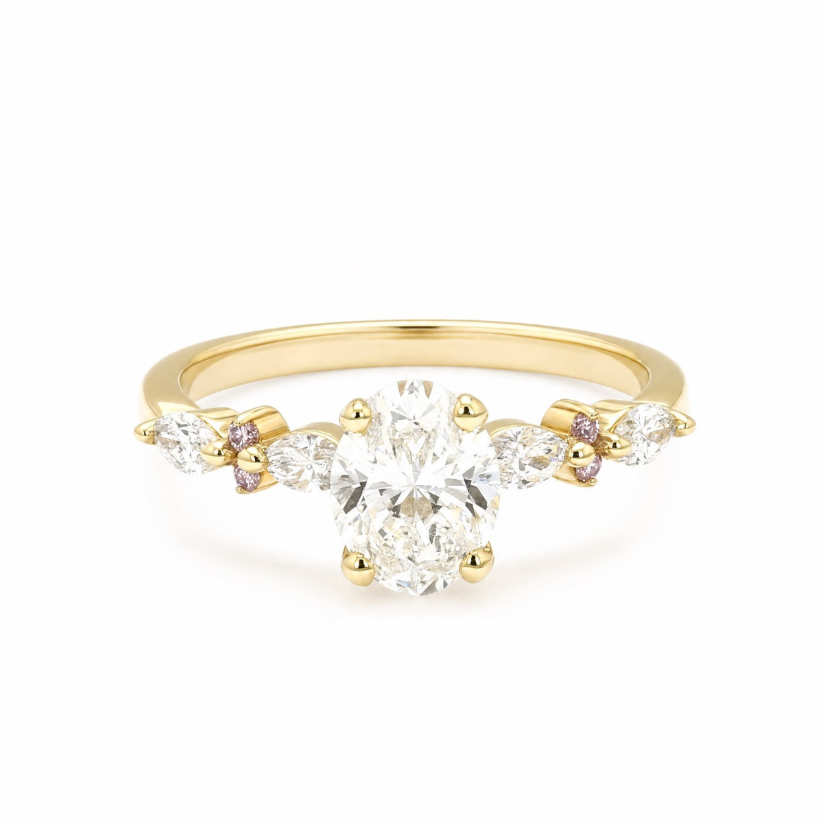Pink Diamond Ring