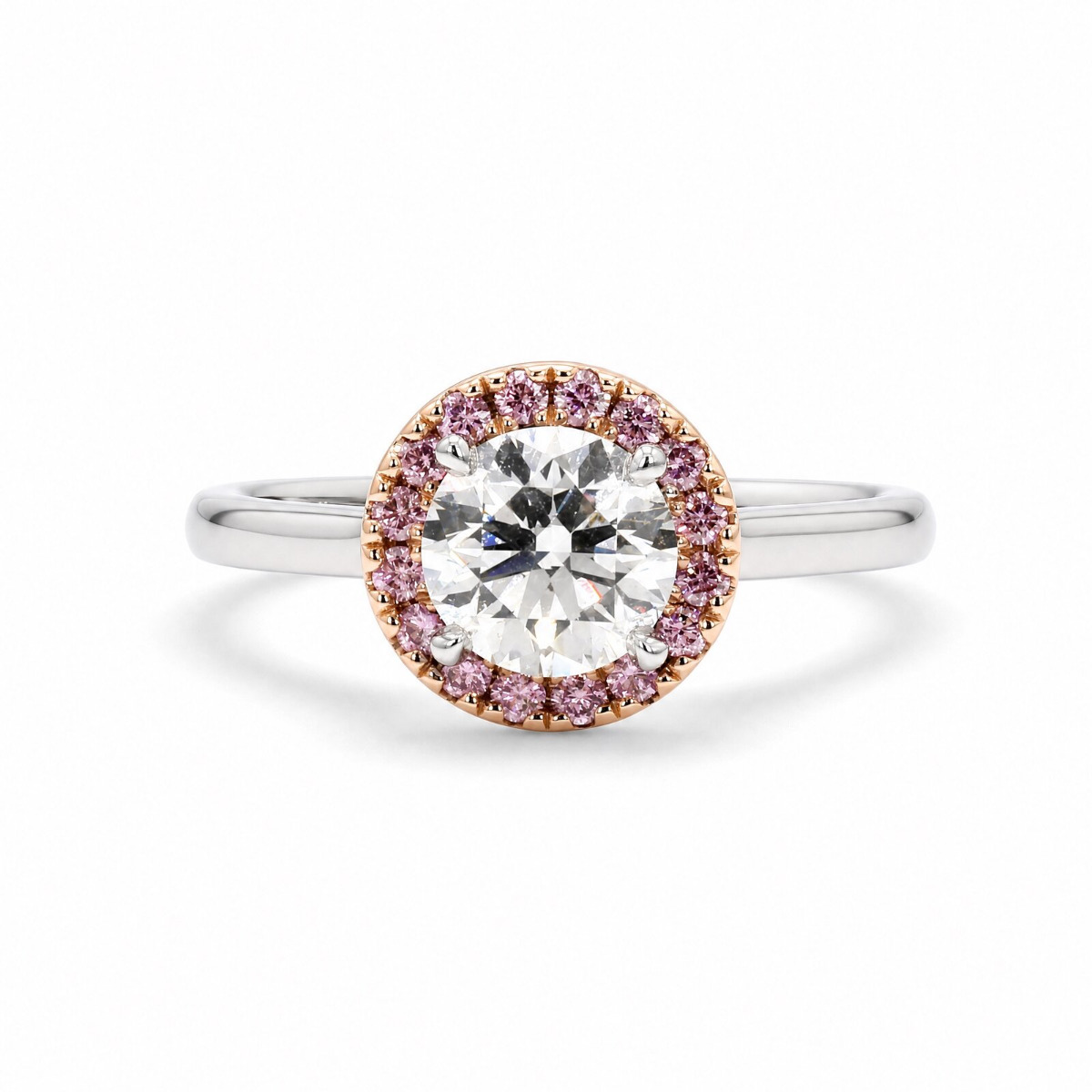 Pink Diamond Ring