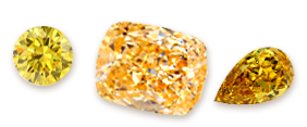 Natural yellow diamonds