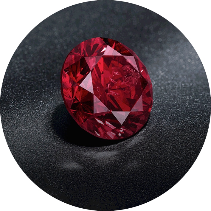 A certified oval cut Diavik diamond photographed iin Perth, Western Australia Polished Diavik Diamond with GIA Certificate