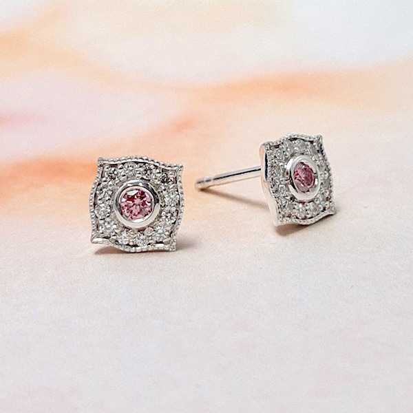 Argyle Pink Diamond Earrings