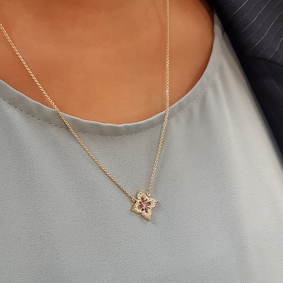 Argyle Pink Diamond Pendant Necklace