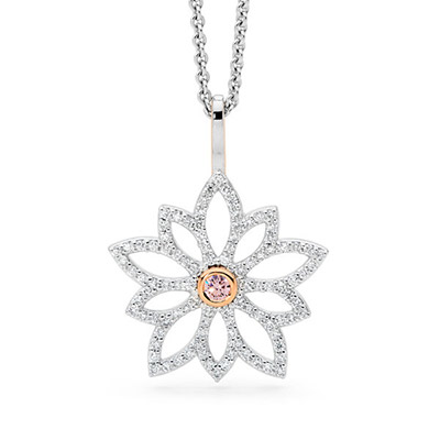 TWENTYONEAUGUST] Seasonless DIAMOND SMILEY DAISY NECKLACE – SellerWork