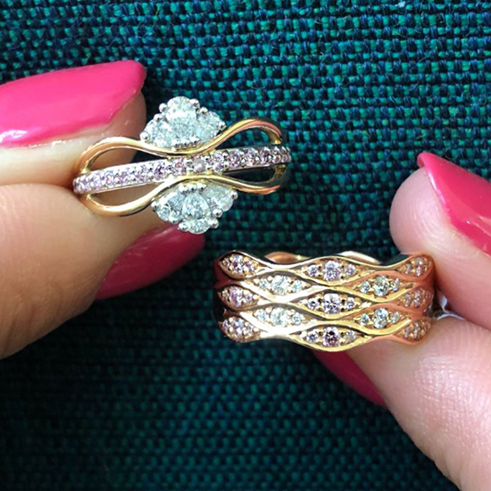 Diamond Cuff Ring – Azalea Jewelry