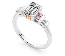 Custom design your diamond ring with Argyle Pinks